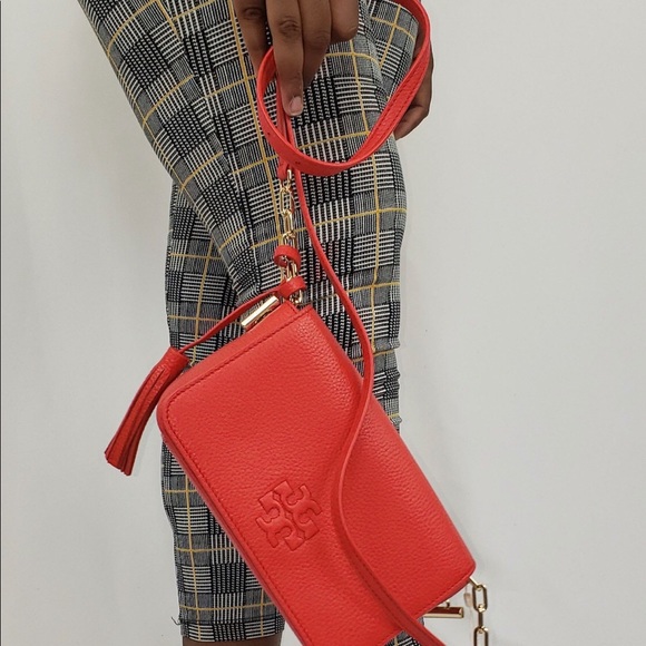 Tory Burch Thea Mini Bag in Brilliant Red NEW WITH TAGS - Picture 9 of 9